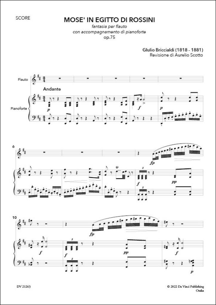 Mosé in Egitto di Rossini, Fantasia Op. 75